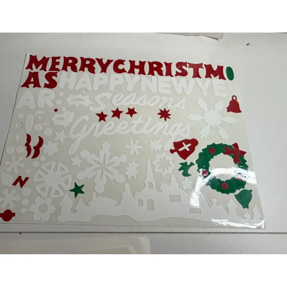 Stik-ees 1987 Code B Merry Christmas, Seasons Greetings, Happy New Year